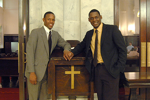 We Have Faith photograph of two men holding hands