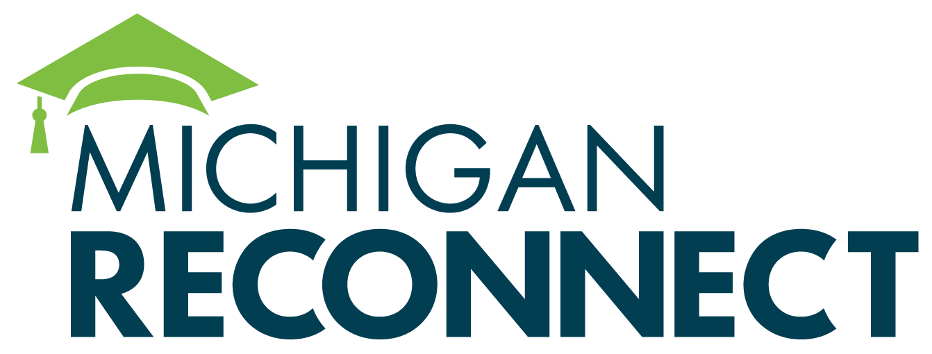 Photo of the Michigan Reconnect logo