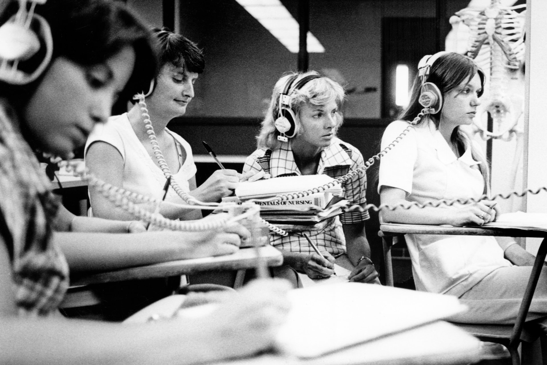 Nursing students in the 1960s